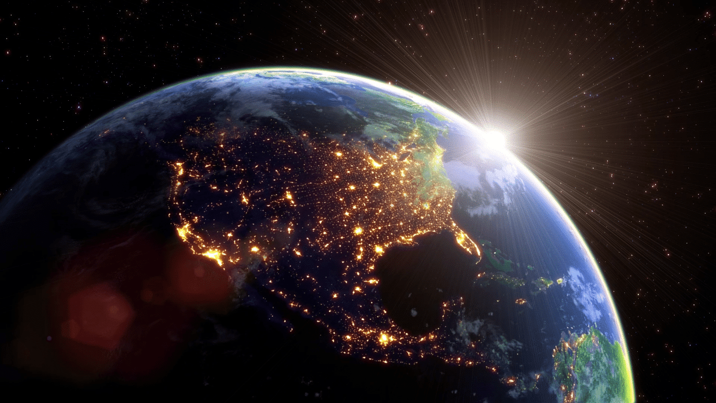 earth view from space