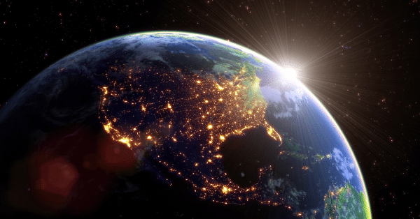 earth view from space