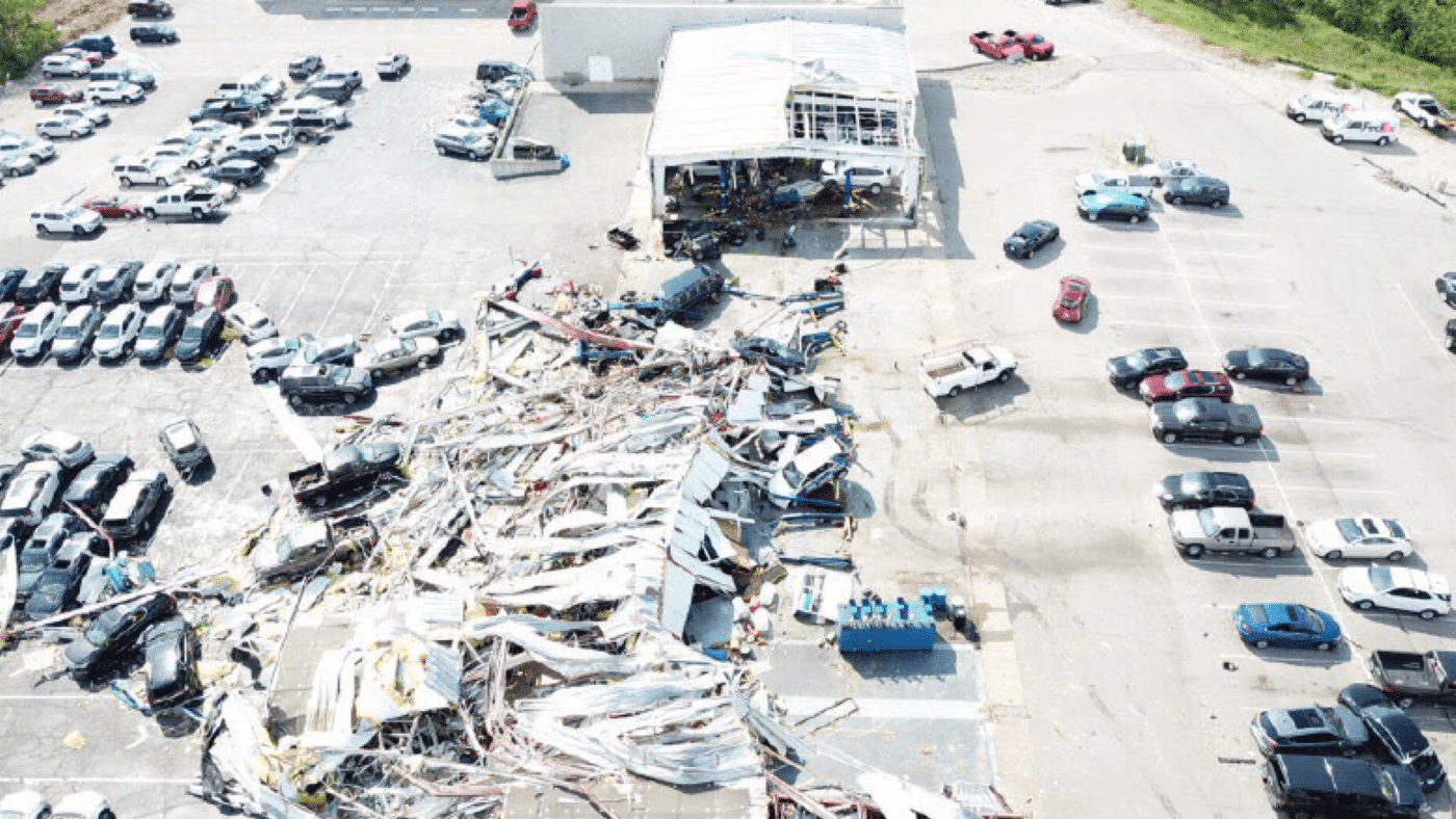 Tornado Damage - Auto Dealerships