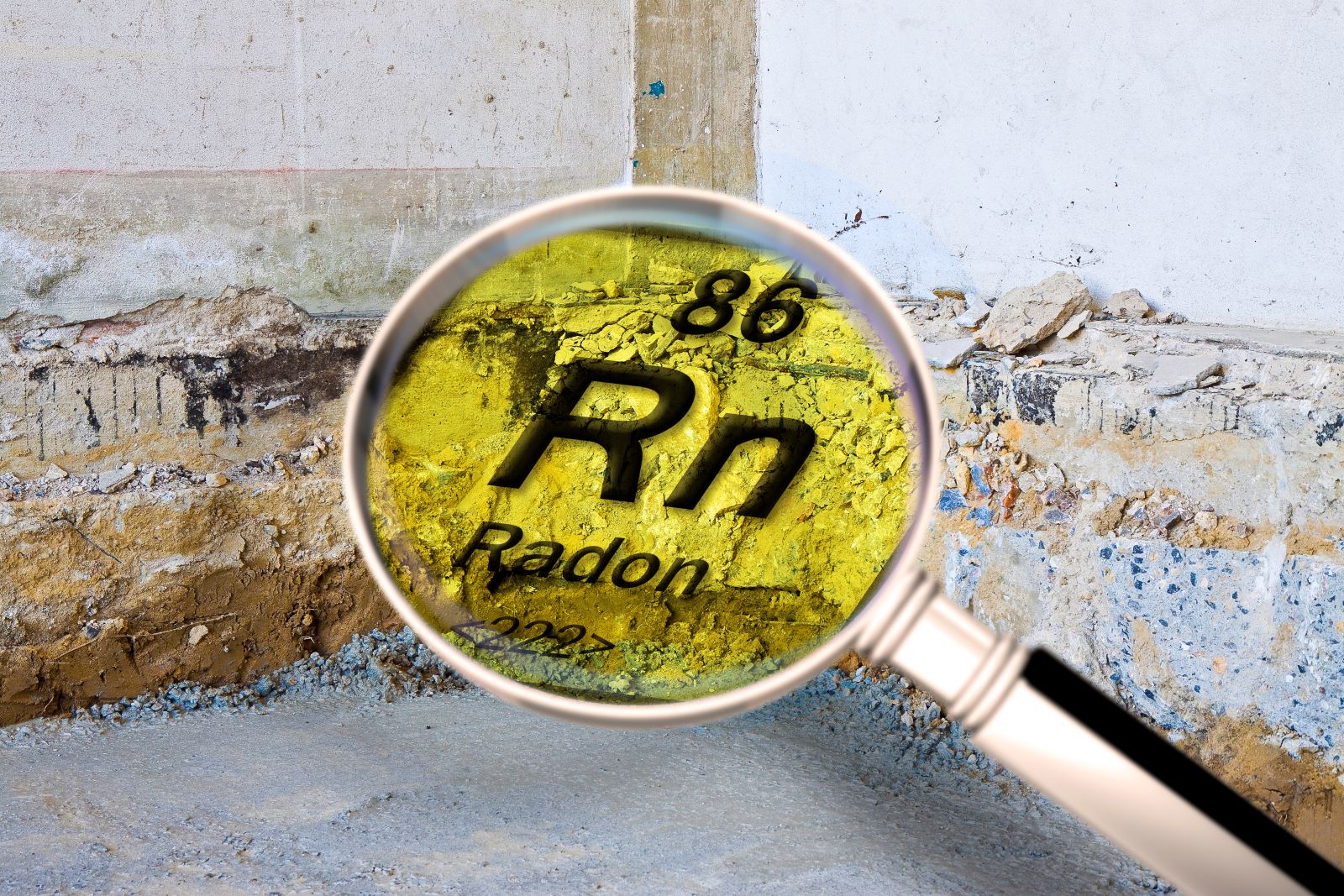 How many radon detectors are needed to measure a workplace?