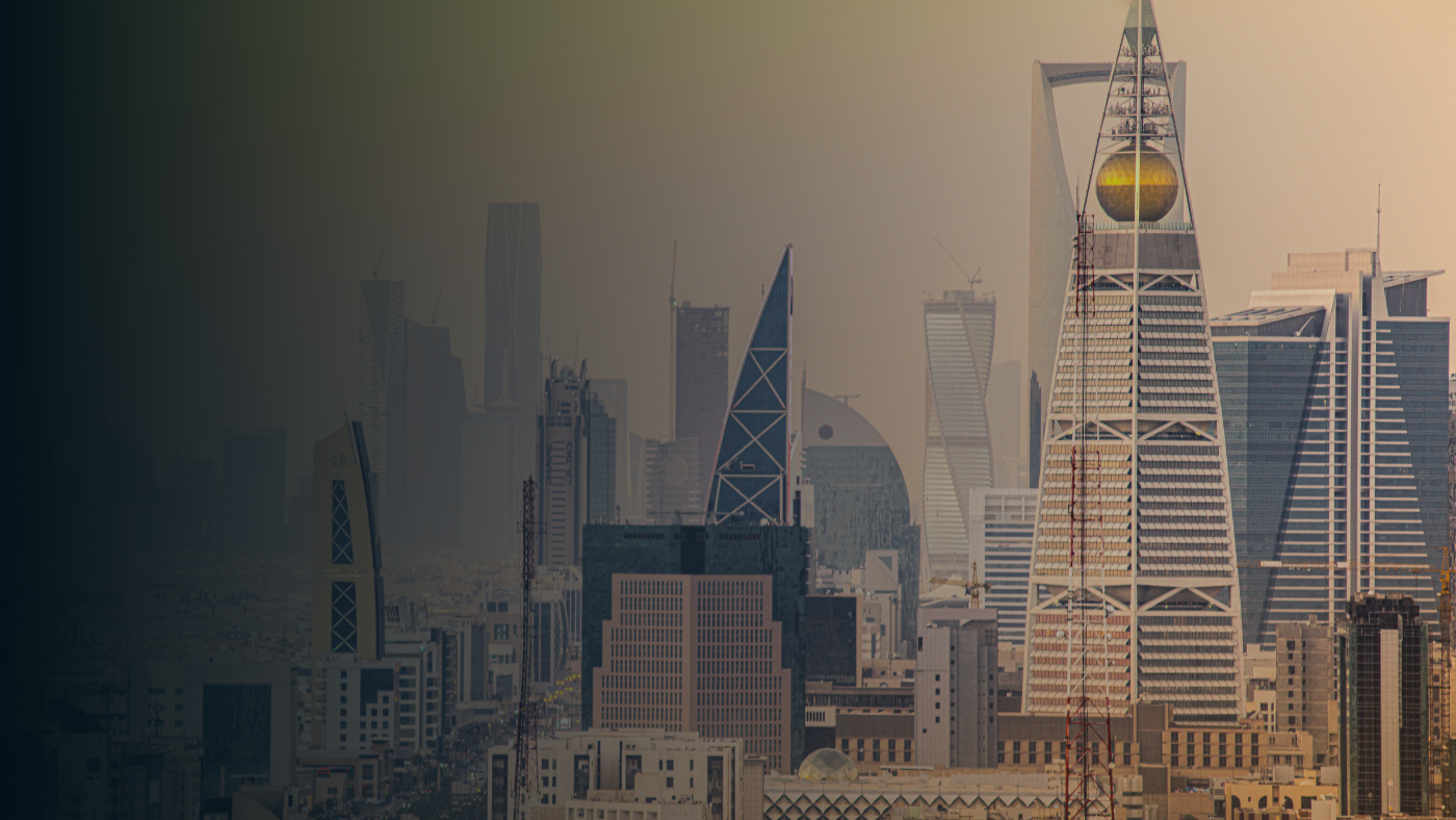 Riyadh City from tower roof top