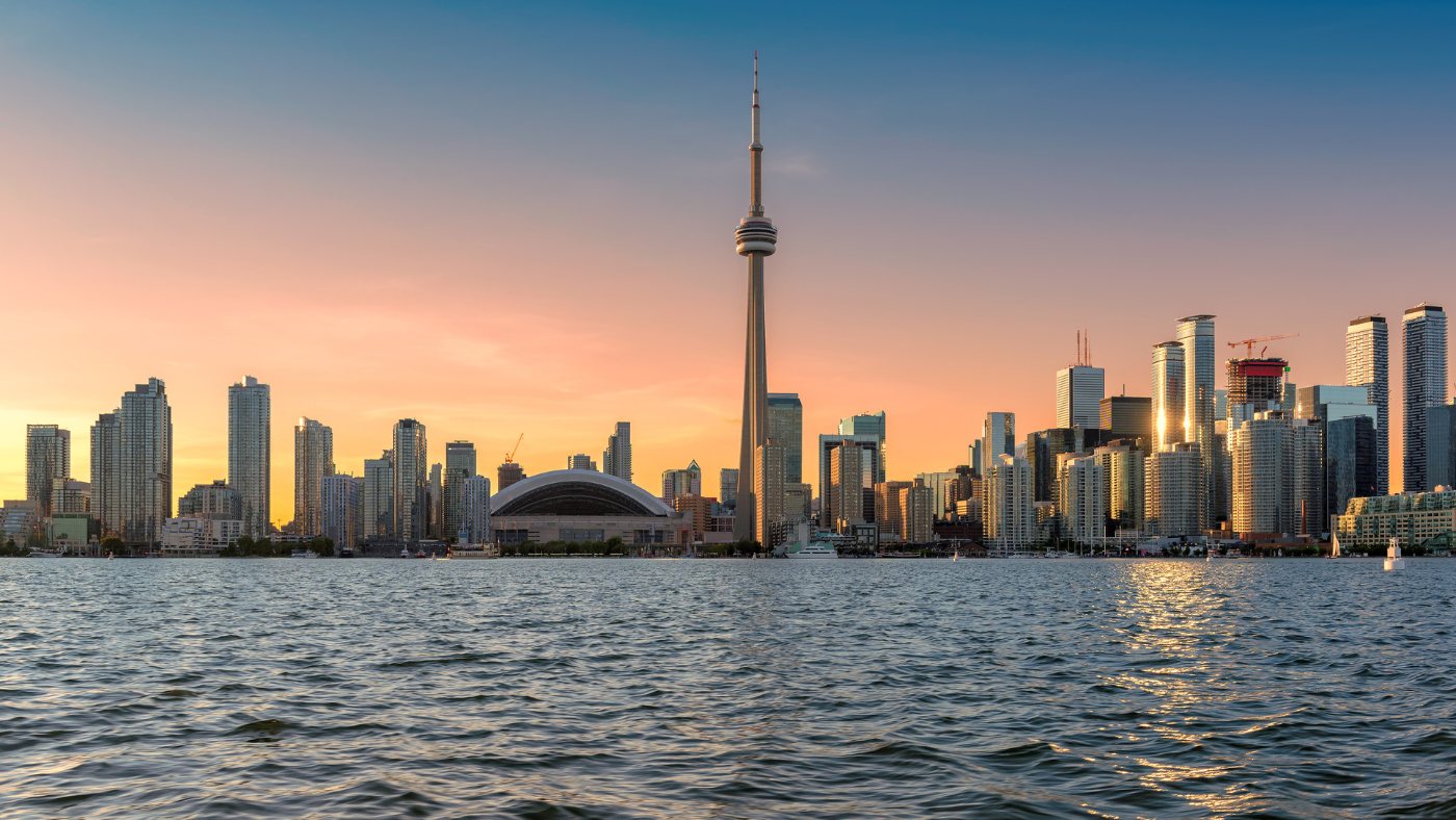 Canada sunset skyline