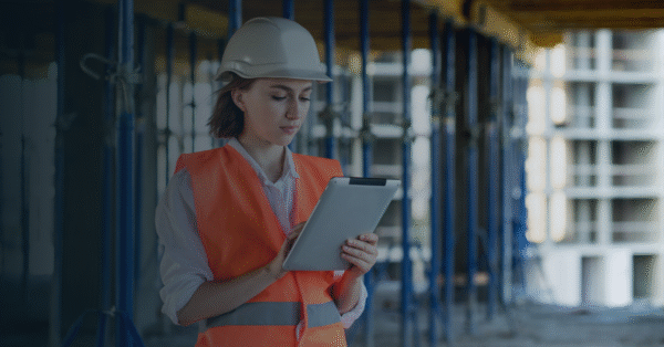 VERTEX Stock Image - Women in Construction on job site