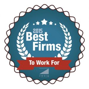 VERTEX Awarded 2015 Best Firms to Work For by Zweig Group