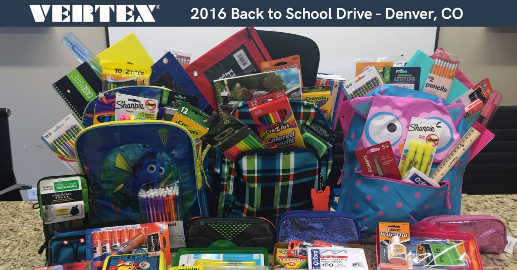 Back to School Drive, CO 2016