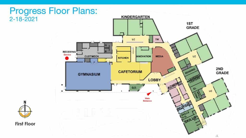 elementary school building floor plans