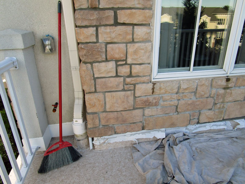 synthetic stone veneer installation details