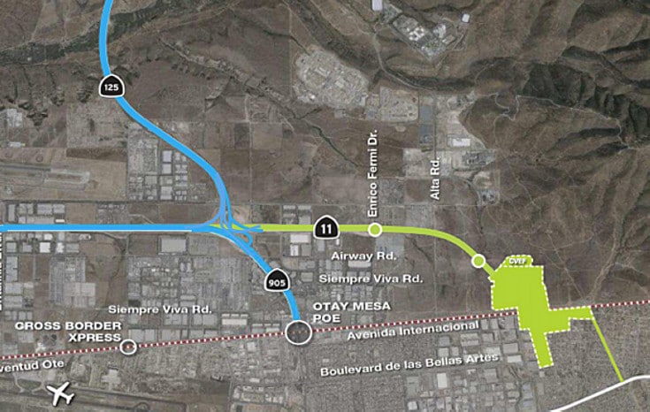 Proposed Otay Mesa East Port of Entry & State Route 11 Completion to the Border