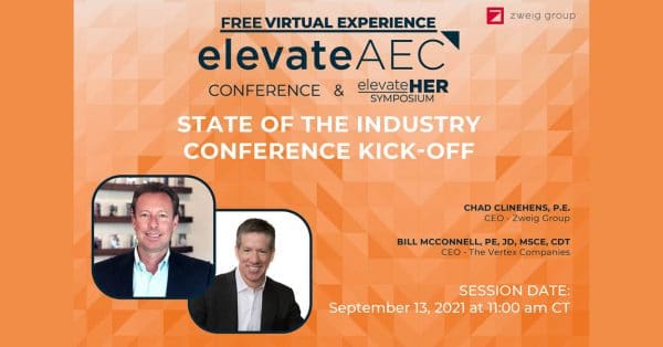 VERTEX's CEO Bill McConnell to Co-present Keynote at 2021 Virtual ElevateAEC Conference