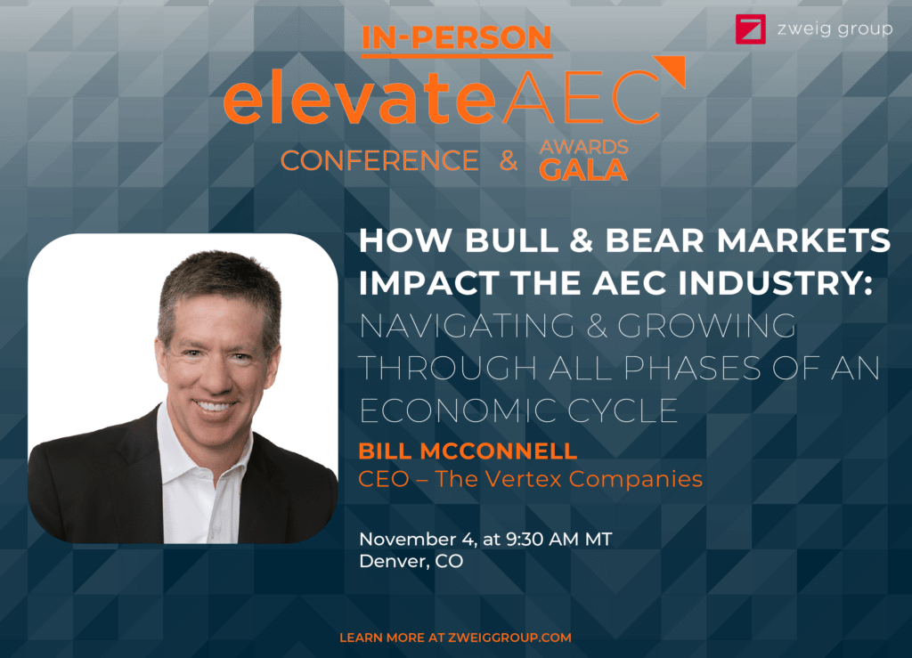 Bill McConnell presents How Bull & Bear Markets Impact the AEC Industry: Navigating & Growing Through All Phases of An Economic Cycle